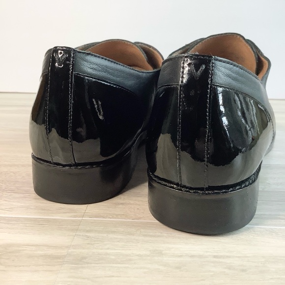 VIONIC Black Leather Loafer Jayla Slip-On Oxford Flats Academia Preppy Women 9.5 - Picture 13 of 15